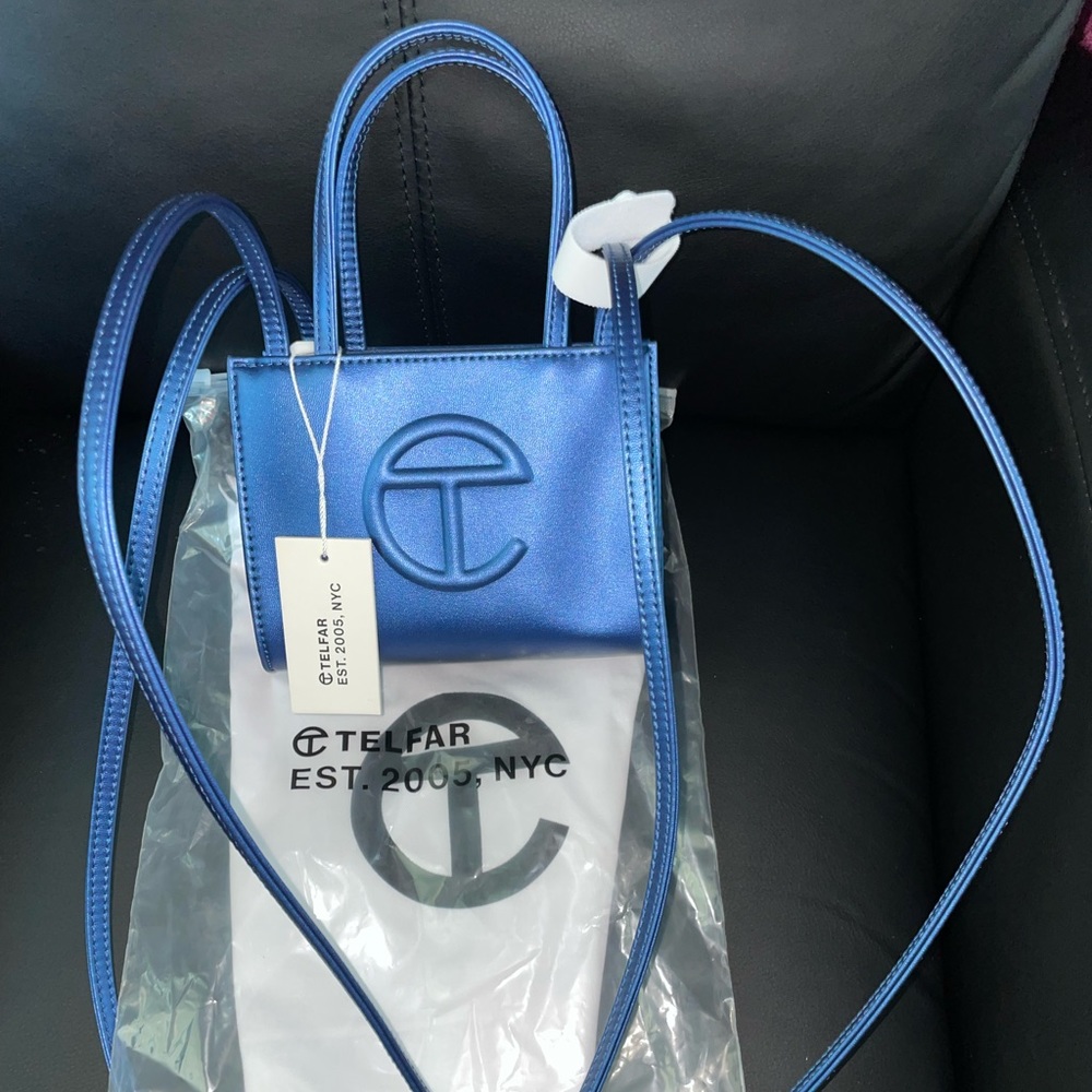 Small Telfar Bag in Cobalt